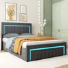 okwish 140×200 Polsterbett mit Schubladen und Rollen, Produktbild-Vorschau 1