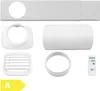 Collage of various parts for a portable air conditioner. Produktbild-Vorschau