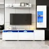 Merax TV-Wohnwand Set 3-teilig mit LED-Beleuchtung, Produktbild-Vorschau 5