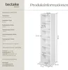 tectake® CD DVD Regal Juliane 90 x 21 x 20 cm Produktbild-Vorschau 5