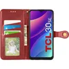 Mobigear Snap Button  TCL 305 Hülle Klapphülle Geldbörse - Produktbild-Vorschau 2