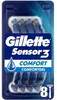 Gillette Sensor 3 Einwegrasierklingen Comfort 8er-Pack Produktbild-Vorschau 4
