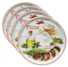 zestaw 4 talerzy do pizzy Napoli Red Ø 32 cm talerz do Podgląd zdjęcia produktu 1