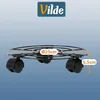 Vilde | Podložka pod květináč kovová černá 25 cm - Náhled obrázku produktu 4