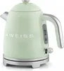 A studio shot of a green electric kettle on a white background. Voir les images du produit