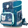 A school backpack with a cat design. Produktbild-Vorschau