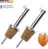 Incutex 5X Flaschenausgiesser Kork mit Deckel Ausgießer Produktbild-Vorschau 5