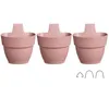 elho Vibia Campana Foret Vertical Pflanzgefäß Dusty Rose L Produktbild-Vorschau 1