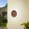 Lucande LED-Außenwandleuchte Kayana, rostfarben, Alu, 24 cm Produktbild-Vorschau 3