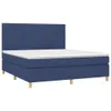 Boxspringbett mit Matratze & LED Blau 180x200 cm Stoff Produktbild-Vorschau 3