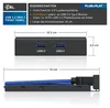 CSL USB 3.2 Gen.1 kovový predný panel, interná čítačka Náhľad obrázku produktu 2