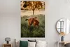 MuchoWow® Poster Pferd - Gras - Baum 120x180 cm - Produktbild-Vorschau 4