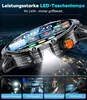 Herren Militär-Smartwatch mit 1,85" HD Display, 1000mAh, Produktbild-Vorschau 8