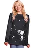 The Peanuts Winterpullover Uni - Snoopy Winter Strick Produktbild-Vorschau 6