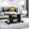 HOMCOM TV-Schrank TV Lowboard Fernsehschrank mit 4 Rollen Produktbild-Vorschau 6