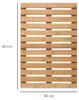 WENKO Baderost aus nachhaltigem Bambus 40 x 60 cm Produktbild-Vorschau 8