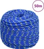 vidaXL Bootsseil Blau 6 mm 50 m Polypropylen Produktbild-Vorschau 6