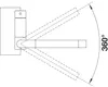 BLANCO CORESSA-F Hebel links, Messing galvanisch, chrom, Produktbild-Vorschau 6