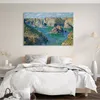 Leinwandbild (80x60cm): Claude Monet - Der Felsen von Produktbild-Vorschau 6