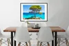 MuchoWow® Gerahmtes Poster Baum - Meer - Tropisch - Sommer Produktbild-Vorschau 3