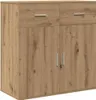 vidaXL Komoda, odstín Artisan Oak, 78 x 38 x 80 cm, Náhled obrázku produktu 2