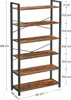 Bücherregal, 6-Stöckiges Bücherregal Mit Stahlrahmen, Hohe Produktbild-Vorschau 11