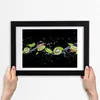 Bild 30x20 MDF-Rahmen, Wandkunst Kiwi und Wasser Produktbild-Vorschau 3