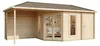 Alpholz 5-Eck Gartenhaus Liwa mit Anbau aus Holz in Produktbild-Vorschau 8