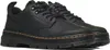 A pair of black Dr. Martens shoes on a white background. Produktbild-Vorschau