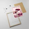 Gerahmtes Poster - Rahmen in heller Eiche - Mohn Blume Produktbild-Vorschau 4