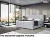 MEBLINI Boxspringbett Elektrisch Verstellbar - Gepolstert Produktbild-Vorschau 4
