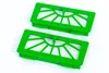 Two green vacuum cleaner filters are shown against a white background. Produktbild-Vorschau