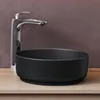 doporro Lavabo Vasque à Poser Noir Mat 31x31x11 cm Lave Voir les images du produit 2