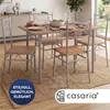 CASARIA® Gruppo di Sedute Paul  Set 5 Pezzi Tavolo da Anteprima dell’immagine prodotto 7