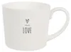 Tazza Clayre & Eef 275 ml Cuore in Vetroceramica bianca Anteprima dell’immagine prodotto 1