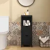 COSTWAY Badschrank schmal, Badezimmerschrank mit 2 Produktbild-Vorschau 8