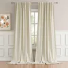 2er-Set Vorhänge, Beige, 132x335 cm, Stangenschlaufe, Verdunkelung Productafbeelding-voorbeeld