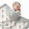 Minky deken, 75x50 cm, geschikt voor baby's, het hele jaar Productafbeelding-voorbeeld 1