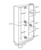 Armadio VCM Palosa H. 211 x L. 110 x P. 35 cm con asta Anteprima dell’immagine prodotto 5