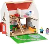 goki Tragbares Puppenhaus Eco House, mit Zubehör Produktbild-Vorschau 1