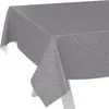 Tischdecke Wachstuch Einfarbig Grau Robust Wasserabweisend Produktbild-Vorschau 1
