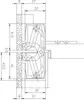Türband Türbeschlag TECTUS TE 640 3D A8 verdeckt Produktbild-Vorschau 3