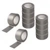 10x Gewebeband 50 m x 48 mm silber Panzertape Reparaturband Produktbild-Vorschau 1