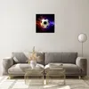 Bilder auf glas - Abstrakt ball flamme fußball - 40x40cm - Produktbild-Vorschau 7