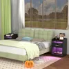 Nachttisch mit LED-Beleuchtung 58cm hoch mit 1 Schubladen 2 Produktbild-Vorschau 7