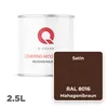 Holzfarbe Deckend | SATIN Mahagonibraun RAL 8016  2,5 L | Produktbild-Vorschau 2