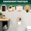 eluno Distributeur de papier toilette VARAZ avec tablette Voir les images du produit 2