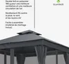 Blumfeldt Mondo Dual Tonnelle 3x3 - Double Toit & Voir les images du produit 4