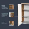 FACKELMANN Doppel-Midischrank MILANO / Badschrank mit Produktbild-Vorschau 3