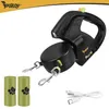 Automatische dubbele riem voor twee honden met LED-lamp - 2 Productafbeelding-voorbeeld 2